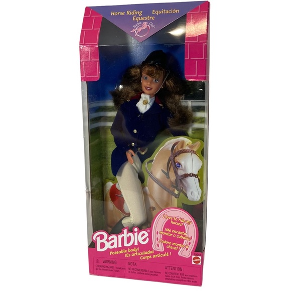 Barbie Toys Vintage Horse Riding Barbie Doll 997 Poseable Body